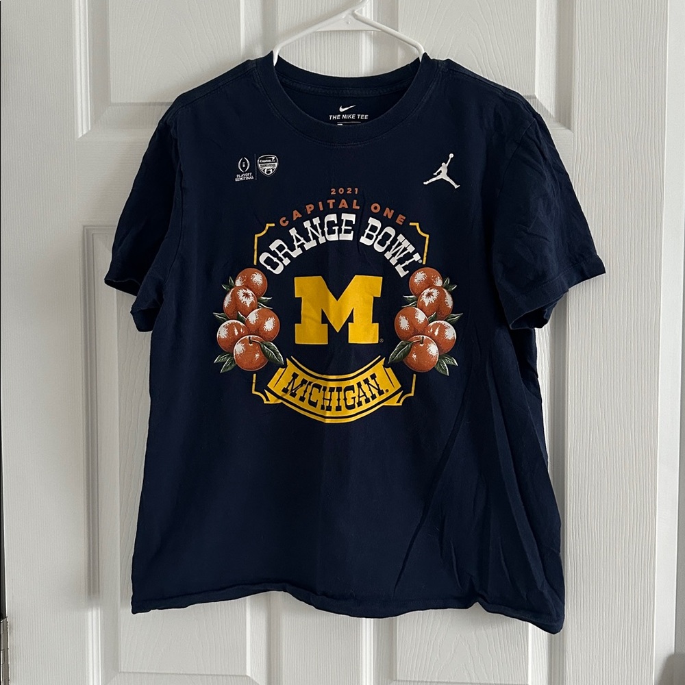 The Nike Tee Michigan Capital One Orange Bowl